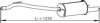 DINEX 74322 End Silencer